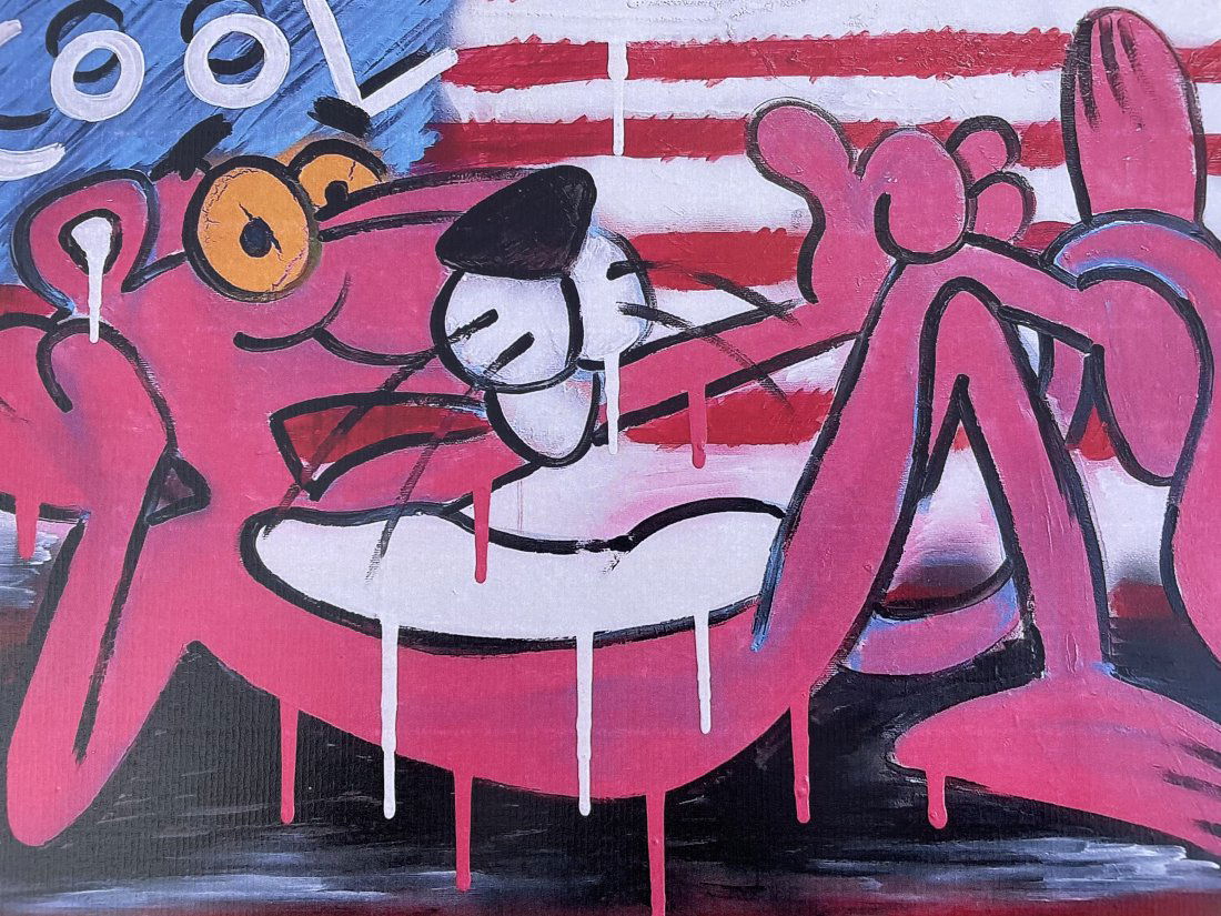 FREDA PEOPLE 'Cool Pink Panther' Screen Print (1 of 6)