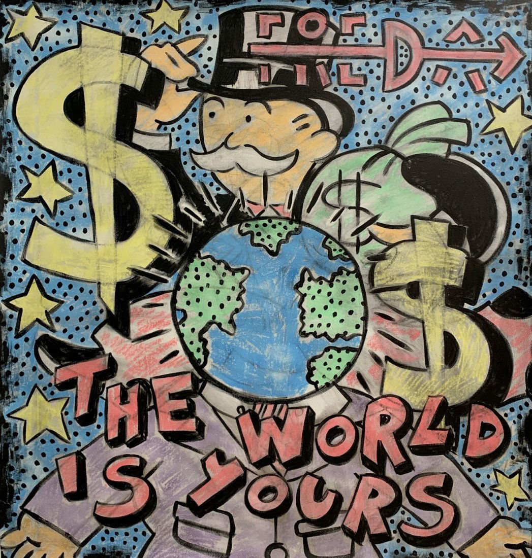 FREDA PEOPLE 'The World Is Yours' Original On Canvas (1 of 7)