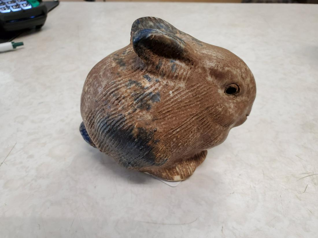 McCarty Pottery RABBIT: The McCarty’s began making their famous pottery in the 1950’s. All McCarty Pottery is made by hand from Mississippi Mud. This Mississippi made genuine McCarty Pottery is signed on the bottom......