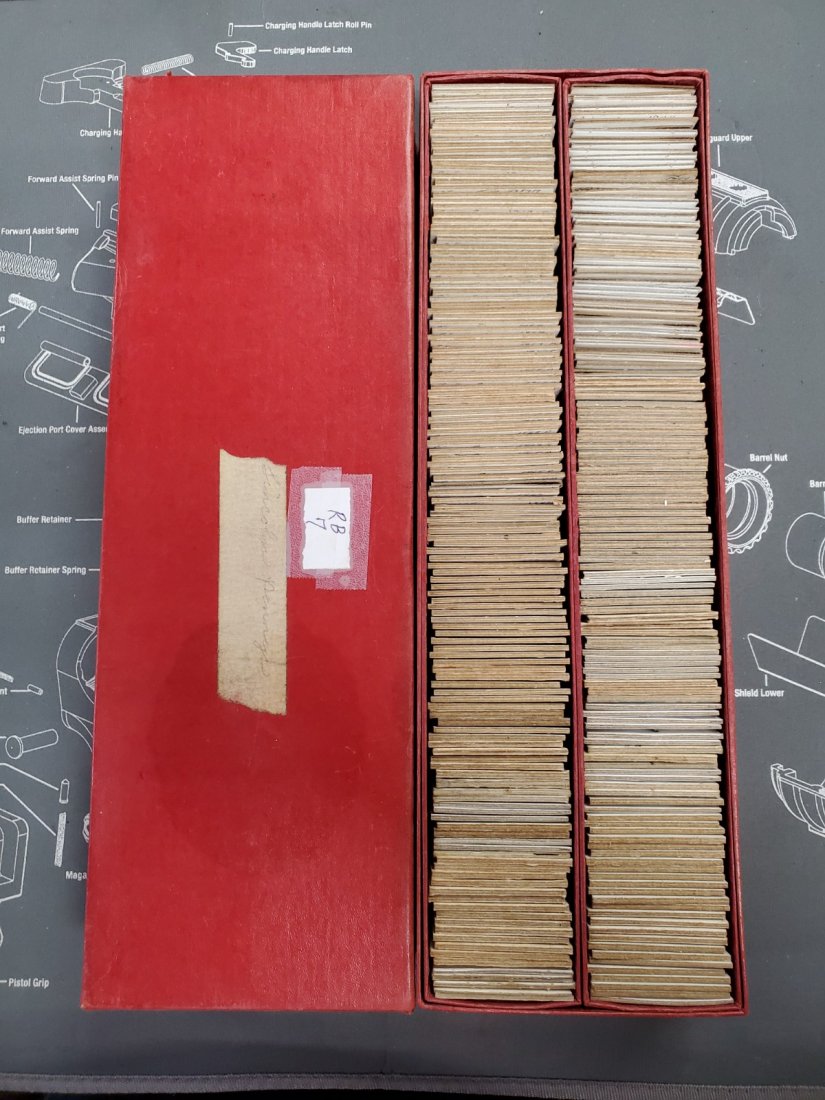 Approximately 260 pennies 1910-80s+ rb7: Approximately 260 pennies 1910-80s+ , FOR OUR reference it is in red box labeled rb7. Took a few out at random to give an idea of what's in it and condition; steel pennies, wheat pennies, I think ther