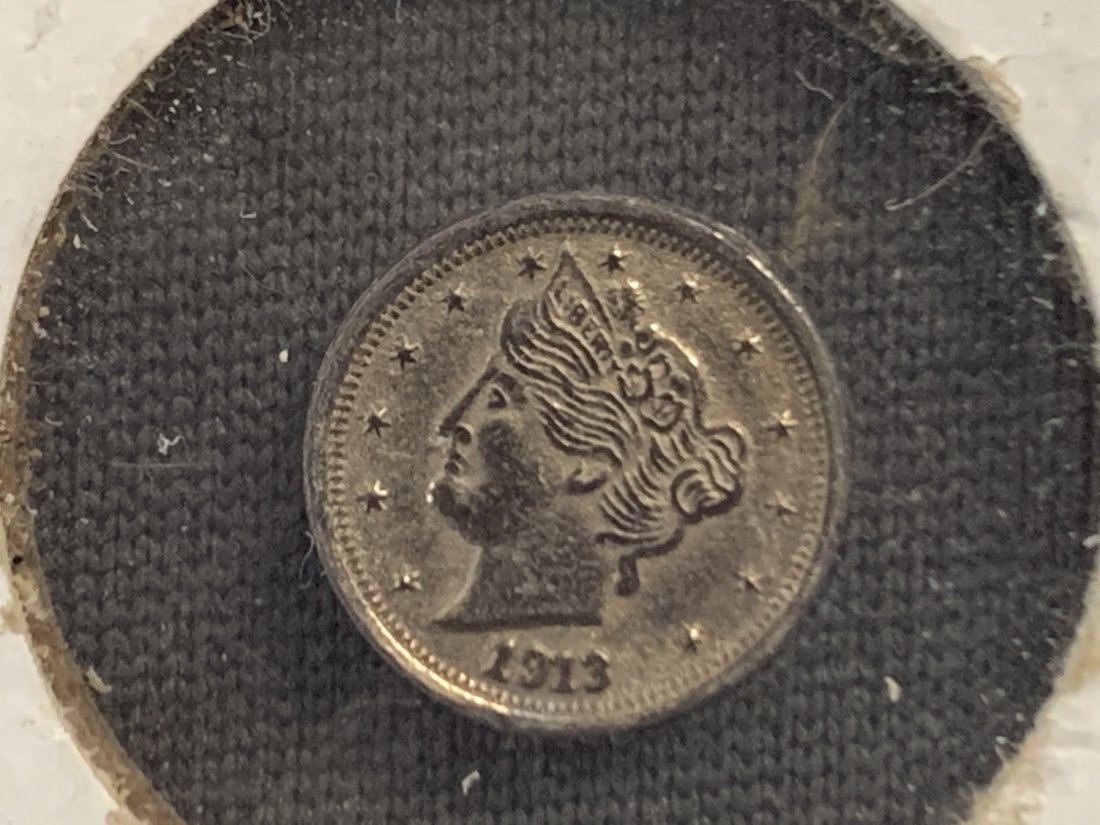 1913 V Nickle and other high value coins!: yup miniature one haha and bunch of other stuff, look closely there is real value here silver and old! USE PICTURES AND ASK QUESTIONS BEFORE YOU BID OR BUY .WE WILL COMBINE SHIPPING