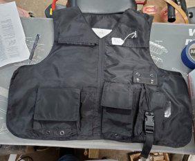 ABA VEST PLATE CARRIER ONLY medium: this is the cloth plate carrier ONLY. it is not bulletproof by itself!!!!!!!!!!!!!!!! REPEAT NOT BULLETPROOF UNTIL YOU PURCHASE BULLETPROOF PLATE INSERTS (SOLD SEPARATELY) AND INSERT THEM! I AM JUST S