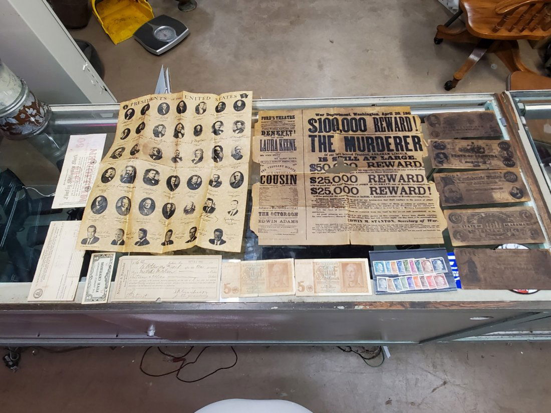 NAZI BILLS+STAMPS, 1865 WANTED POSTER, CONFEDERATE BILZ: RAN OUT OF ROOM IN TITLE LOL. NAZI BILLS N STAMPS, 1865 WANTED POSTER, CONFEDERATE BILLS. i think the wanted poster and conderate bills are replicas but I MAKE NO CLAIM AS TO AUTHENTICITY OR INAUTHENT