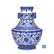 A CHINESE BLUE AND WHITE PORCELAIN WINE CONTAINER