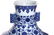 A CHINESE BLUE AND WHITE PORCELAIN WINE CONTAINER - 2