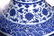 A CHINESE BLUE AND WHITE PORCELAIN WINE CONTAINER - 3