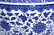 A CHINESE BLUE AND WHITE PORCELAIN WINE CONTAINER - 4