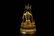 A CHINESE GILDED BRONZE STATUE OF GREEN TARA - 2