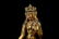A CHINESE GILDED BRONZE STATUE OF GREEN TARA - 3