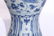 A CHINESE BLUE AND WHITE PORCELAIN PLUM VASE - 5