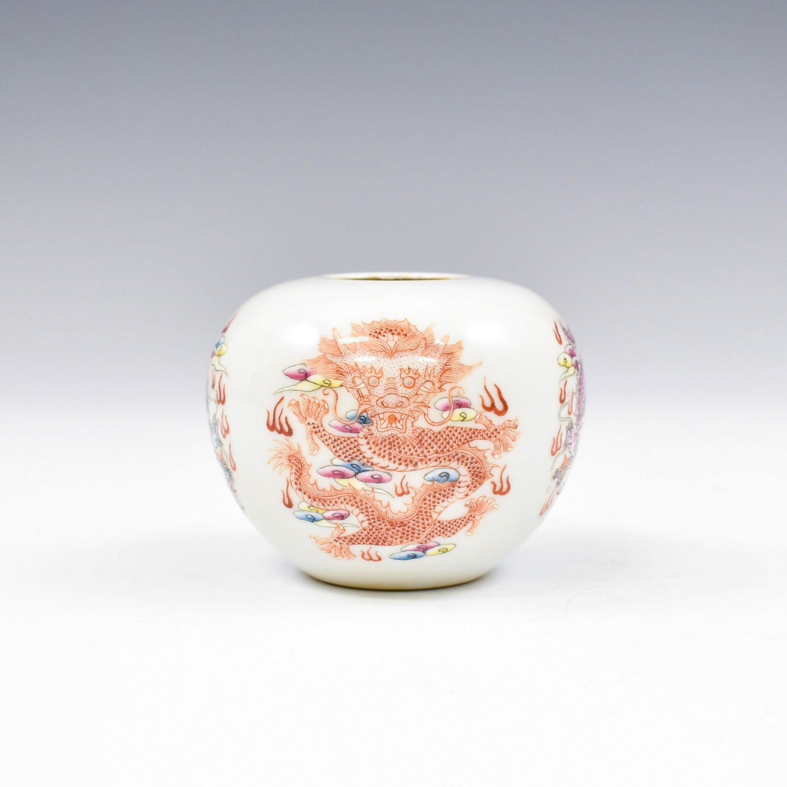 QIANLONG DRAGON MEDALLIONS BRUSH WASHER (1 of 8)