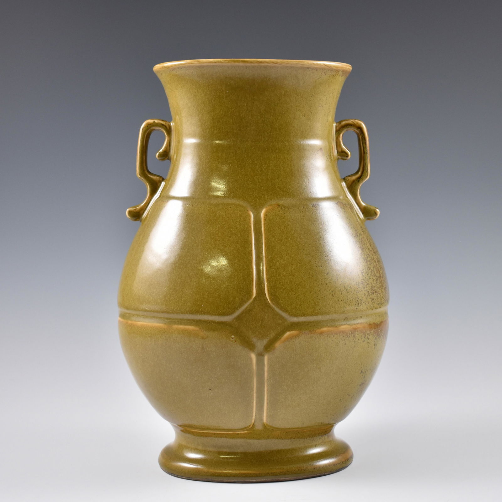 YONGZHENG TEA DUST GLAZED AMPHORA ZUN VASE (1 of 8)