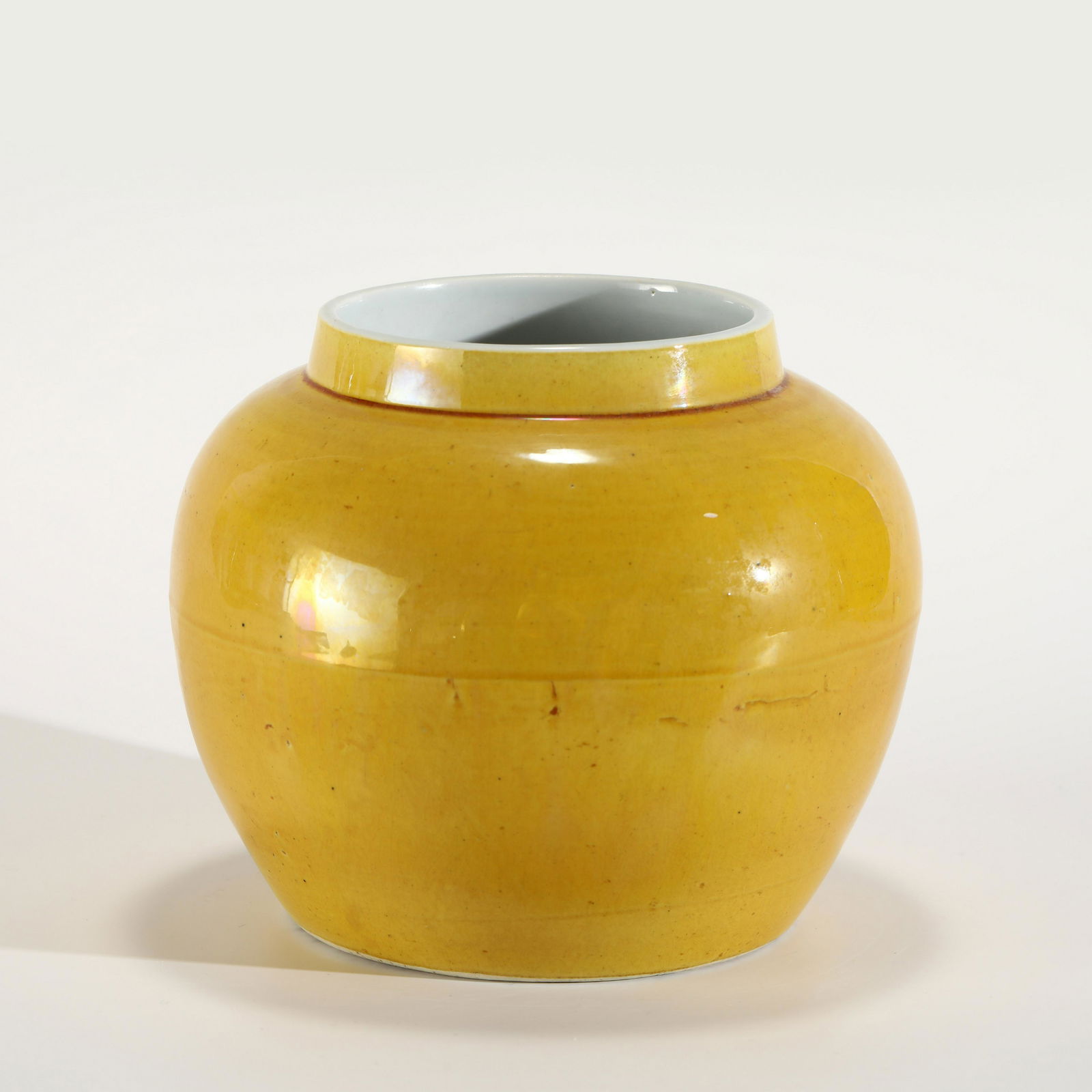 MING LONGQING YELLOW-GLAZED JAR (1 of 10)