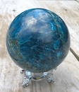 Blue Apatite Sphere