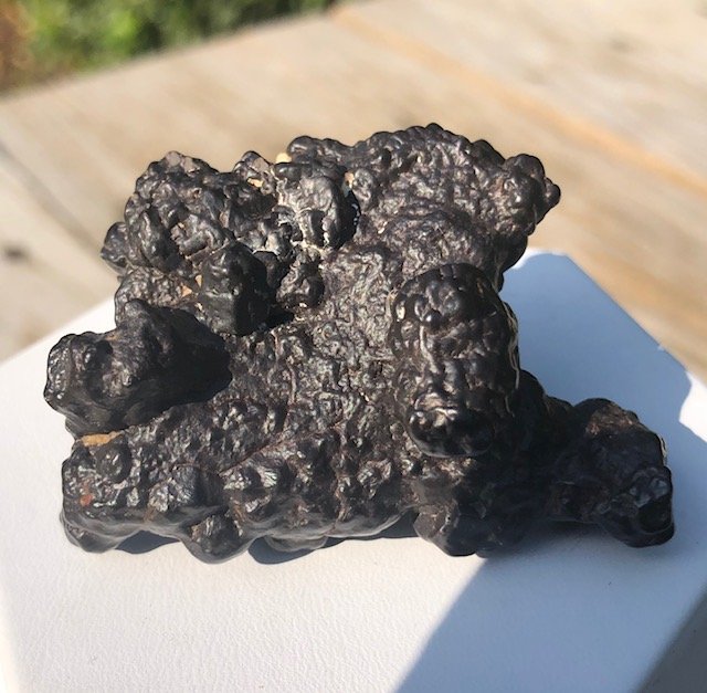 Rare Egyptian Limonite: These stones are very rare. We were lucky to find a small lot of them in very good sized pieces.They are a pseudomorph, Limonite / Hematite After Marcasite / Pyrite. The original crystal structure rem