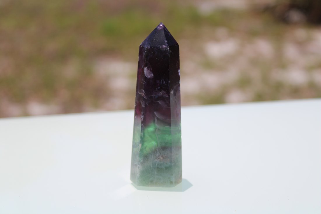 Rainbow Fluorite Tower (1 of 1)