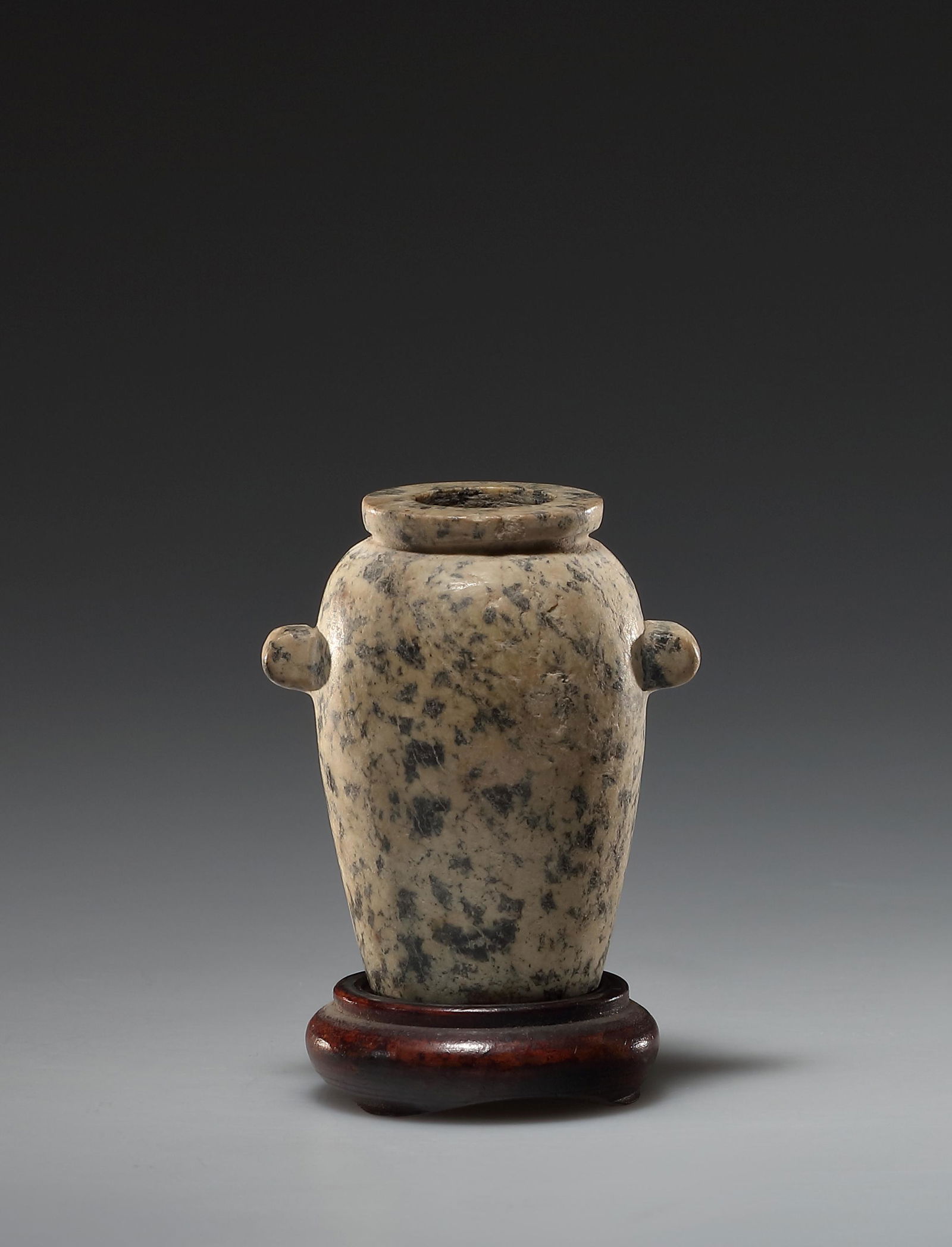 Miniature Ointment Jar with Side-handles (1 of 1)