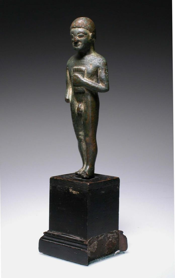 A Statuette of a Youth with Pan Pipes (1 of 3)