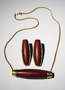 A Necklace and Earrings