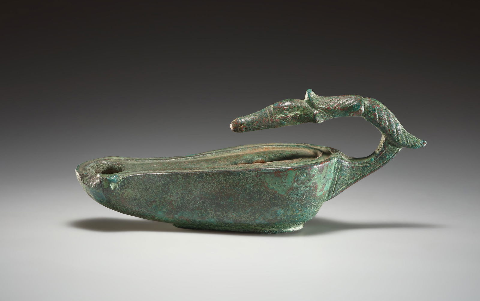 A Bronze Lamp with Duck Head (1 of 2)