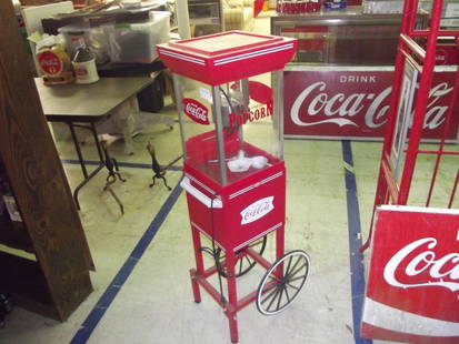 Popcorn Machine: Coca Cola Popcorn Machine