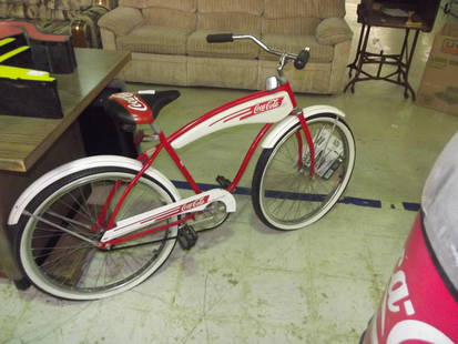 Bike: 26" Adult Coca Cola Bike