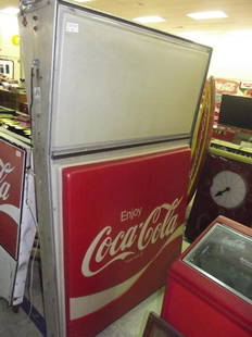 Hanging Sign: Coca Cola 6ft2in x 49in Lighted Sign