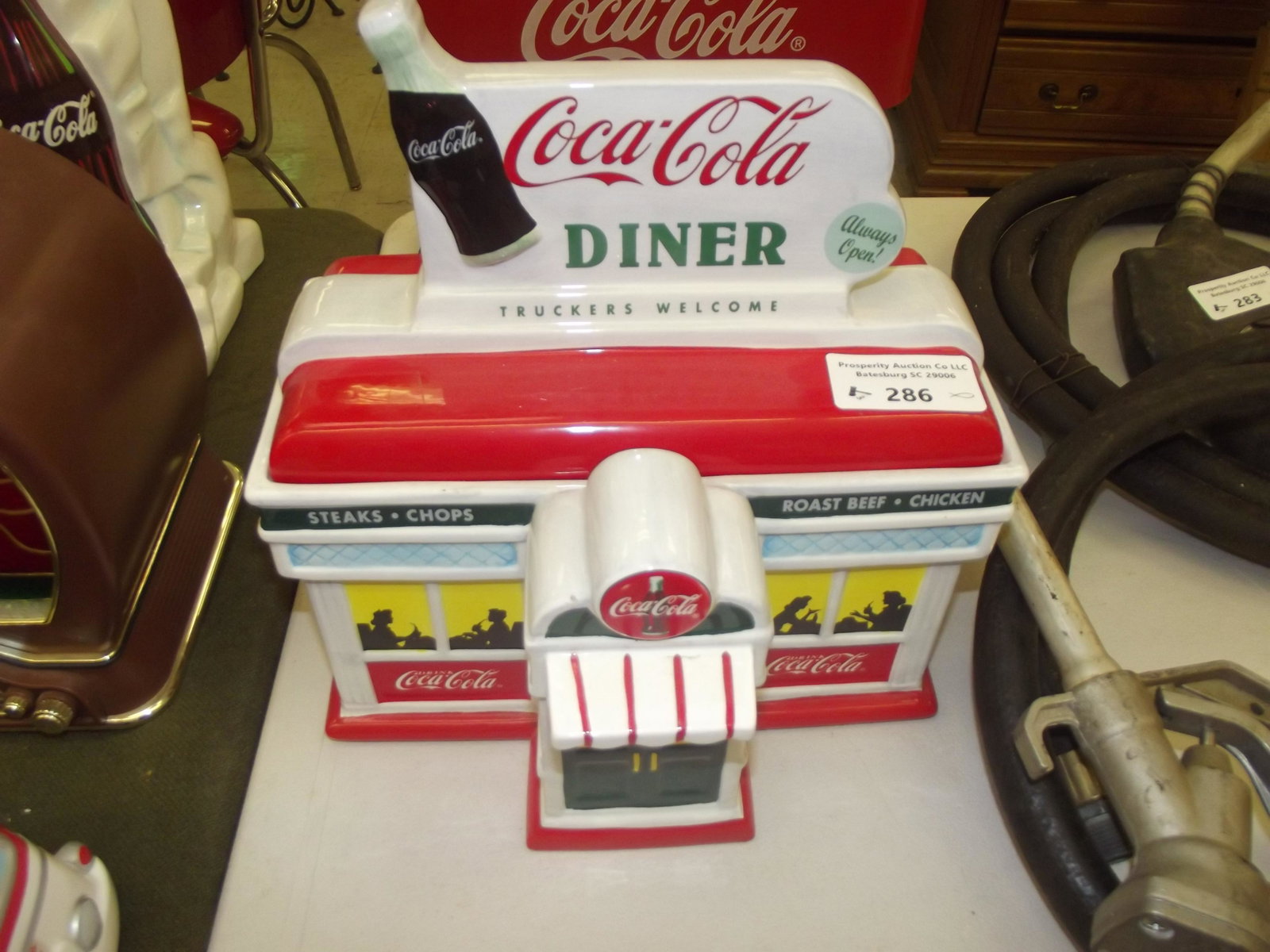 Cookie Jar: Coca Cola Diner Cookie Jar