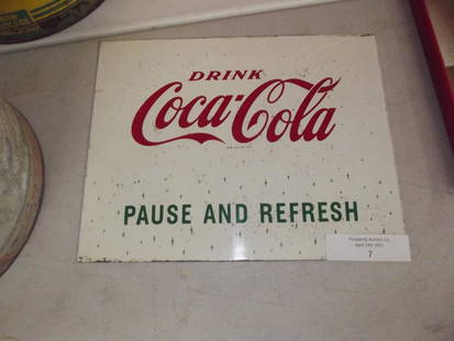 Drink Coca Cola Sign: Sign 14inx11in