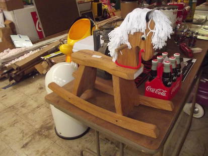 Wood Rocking Horse: Horse