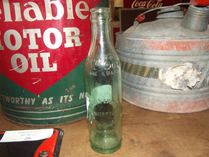 Strait Sided Coke Bottle: Vernor Spings / Greenville SC