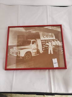 Coca Cola Truck Print: 11" X 14.5"