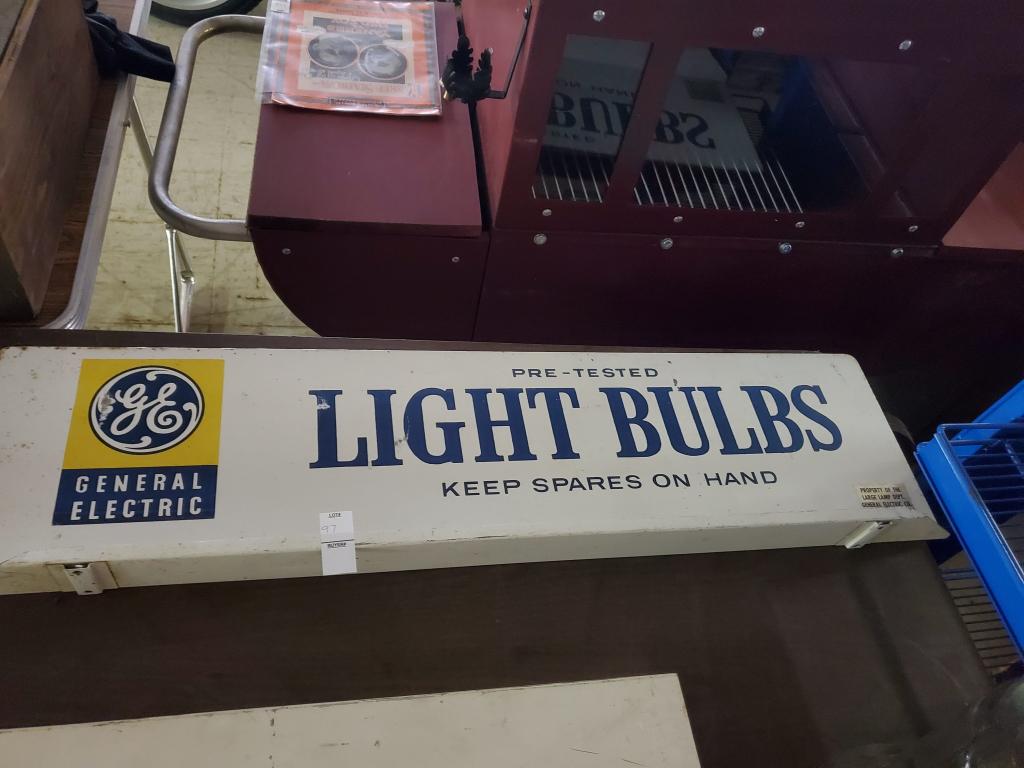 GE LIGHT BULB RACK TOPPER (1 of 1)
