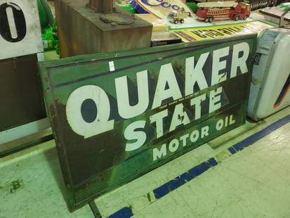 Quaker State Sign: 35"x70" Sign