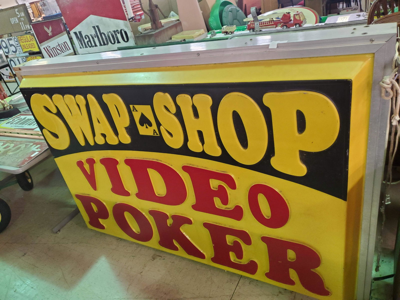 Swap Shop Double Sided Lighted sign (1 of 1)