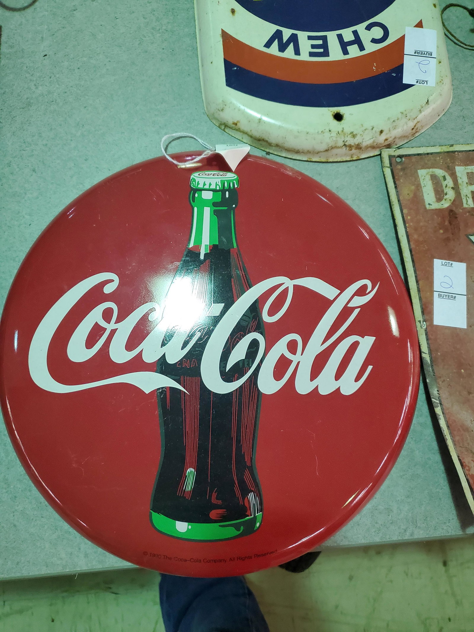 12in 1990 Coke Button (1 of 1)