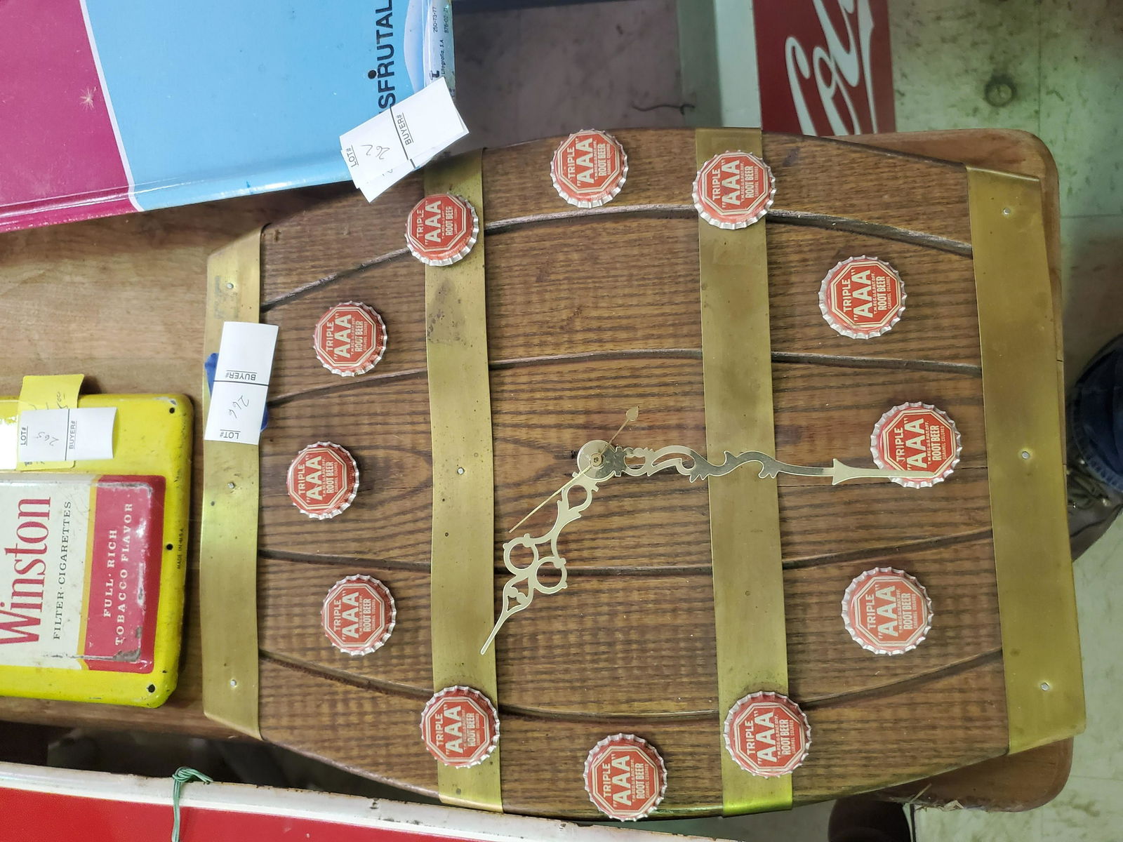 AAA Rootbeer Clock (1 of 1)