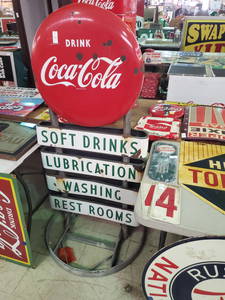 Double Sided Coke Sidewalk Sign