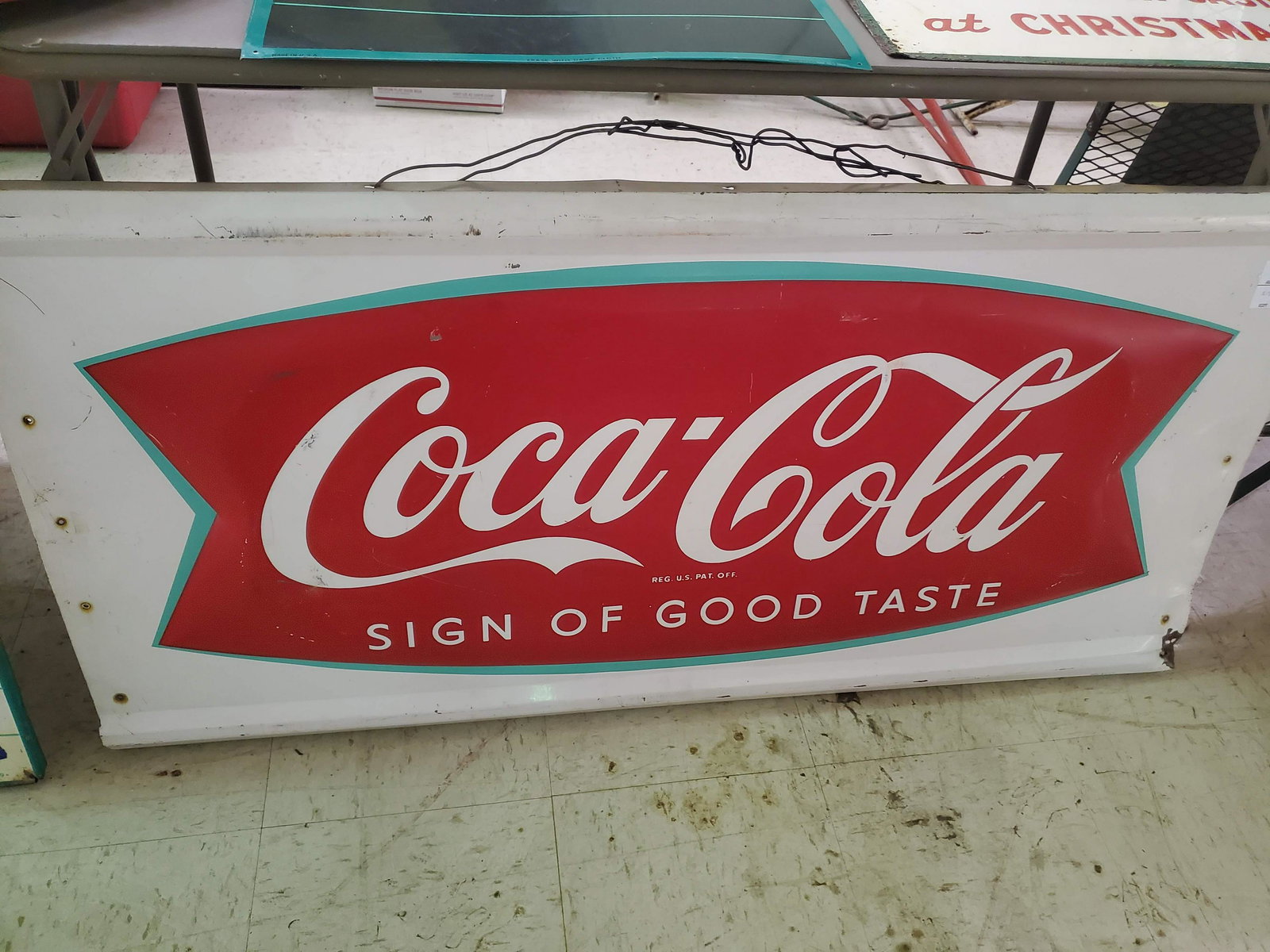 Coke Fishtail Sign (1 of 1)