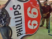 Phillips Double Sided Sign in ring