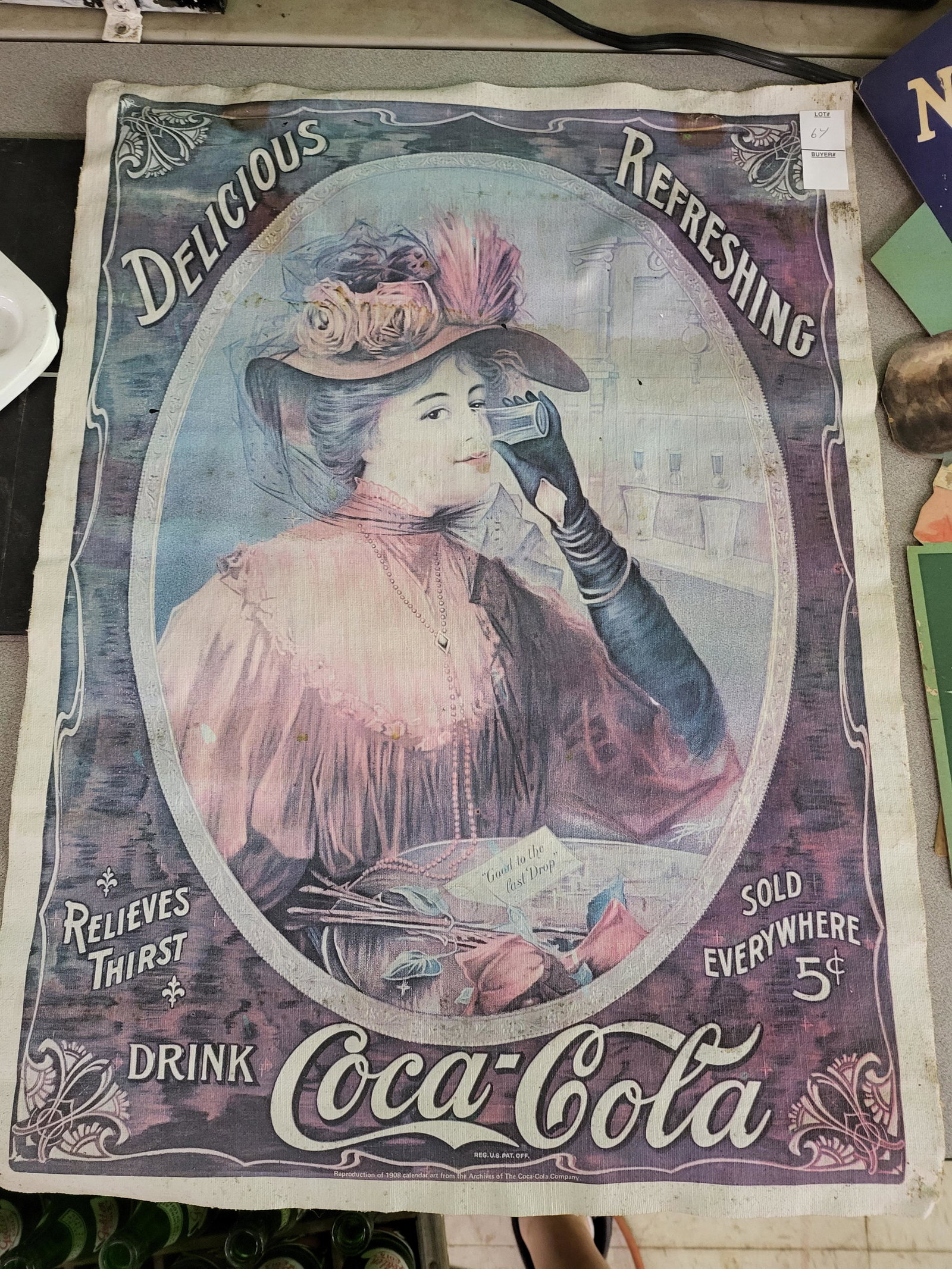 Coca Cola Banner Sign (1 of 1)