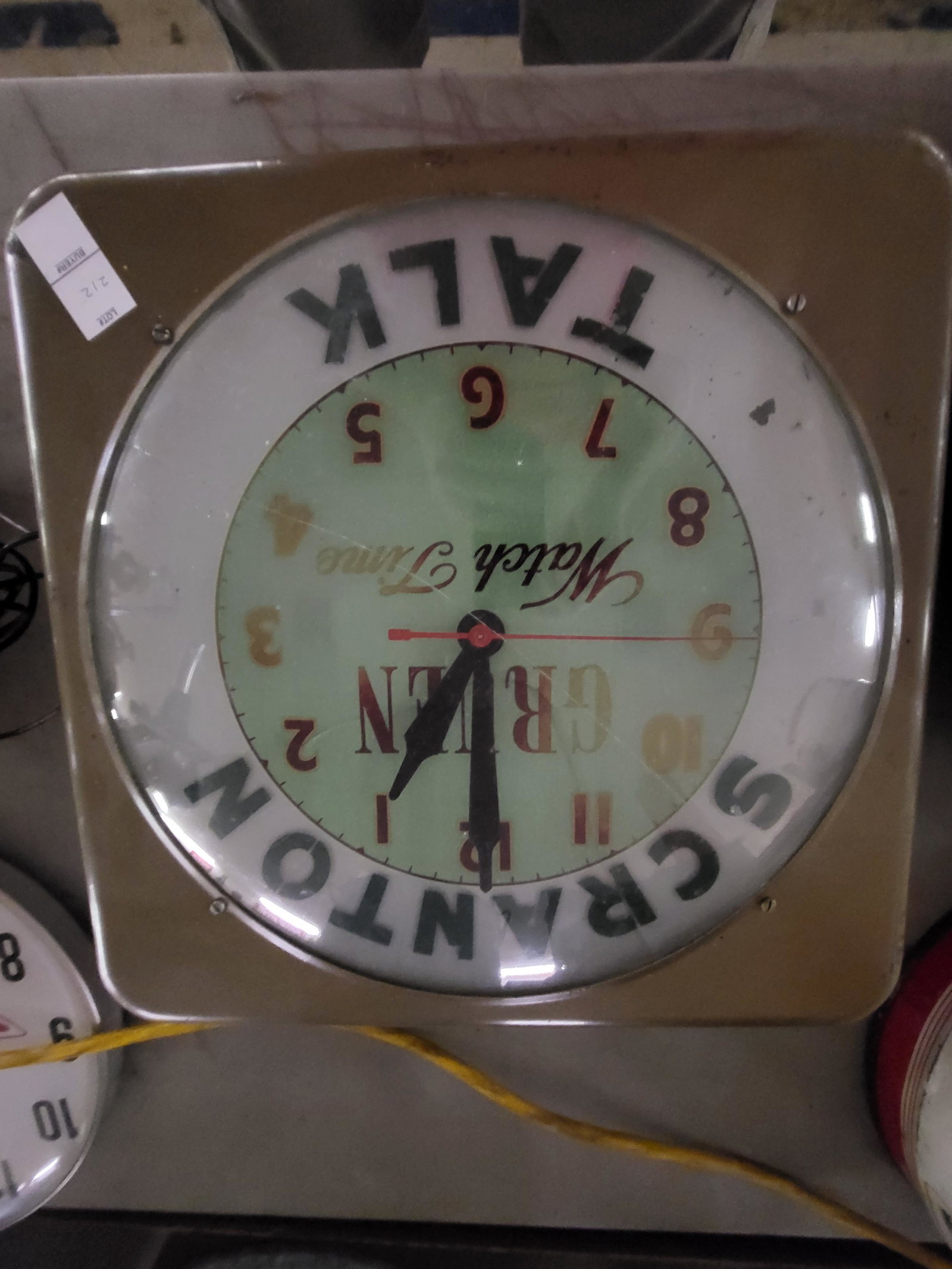 Scranton Lighted Clock: Clock