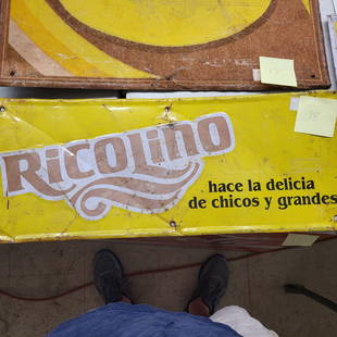 Ricolino Sign: Metal 11"x28"