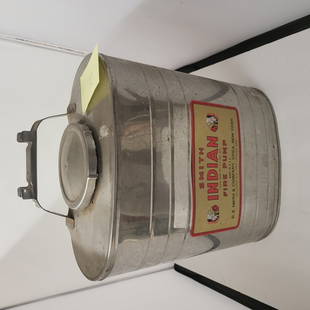 Smith Indian Fire Pump Container: Metal