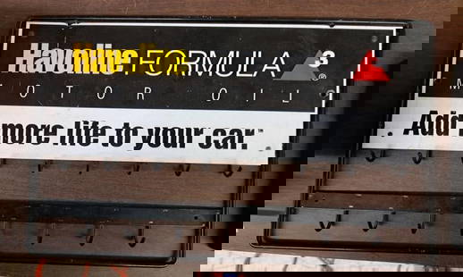 Havoline Motor Oil Key Rack: rack