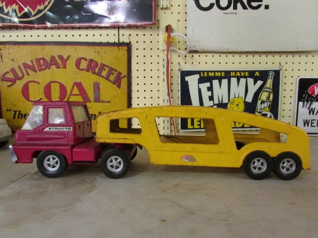 STRUCTO★材木運搬トラック★車TOYミニカー★1950'ビンテージUSA STRUCTO材木運搬トラック車TOYミニカー1950'ビンテージUSA