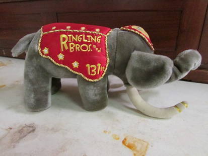 Ringling Brothers And Barnum And Bailey Stuffed Elephant: Ringling Brothers And Barnum And Bailey Stuffed Elephant