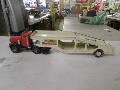 Buddy L Auto Transport Truck Pressed Steel: Buddy L Auto Transport Truck Pressed Steel