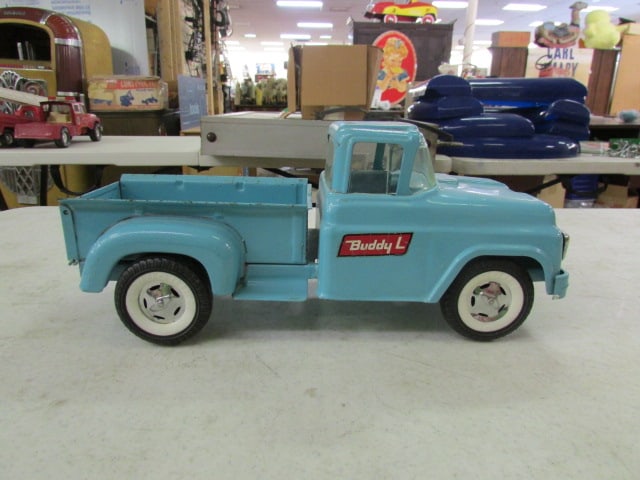 Buddy L Blue Truck Pressed Steel: Buddy L Blue Truck Pressed Steel