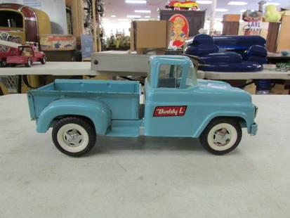 Buddy L Blue Truck Pressed Steel: Buddy L Blue Truck Pressed Steel